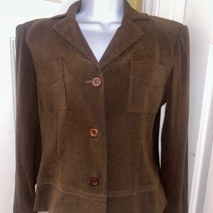 Harve Benard Dark Brown Women's Blazer